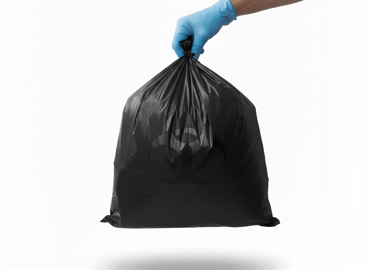 Bolsa negra bioseguridad al por mayor Bolsa negra bioseguridad al por mayor